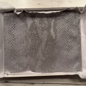 Maison Margiela MM11 Silver Snakeskin Knit Clutch bag Designer Tablet/Accessory